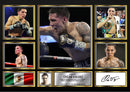 Oscar Valdez top boxer Autographed Print Landscape
