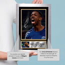 Ousmane Dembélé Signed Autograph Poster Print – France & PSG Star – Gift for Football Fans & Collectors
