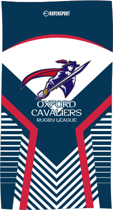 Oxford Cavaliers Personalised Rugby Bath Towel