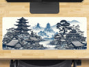 Extra Large Gaming Mouse Mat (800mm x 300mm) - Pagoda 3