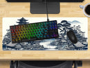 Extra Large Gaming Mouse Mat (800mm x 300mm) - Pagoda 3