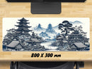 Extra Large Gaming Mouse Mat (800mm x 300mm) - Pagoda 3