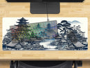 Extra Large Gaming Mouse Mat (800mm x 300mm) - Pagoda 3