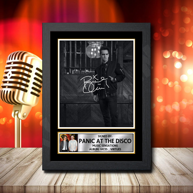 Panic At The Disco Vice Virtues 3 Printed Signature Rock-Bands Star Poster Print Framed Wall Art Gift – Panic At The Disco Vice Virtues 3 Printed Signature Rock-Bands Star Poster Print