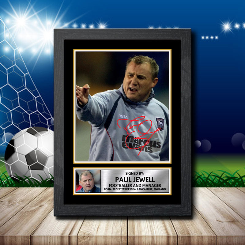 Paul Jewell 2 Printed Signature Footballers Star Poster Print Framed Wall Art Gift – Paul Jewell 2 Printed Signature Footballers Star Poster Print
