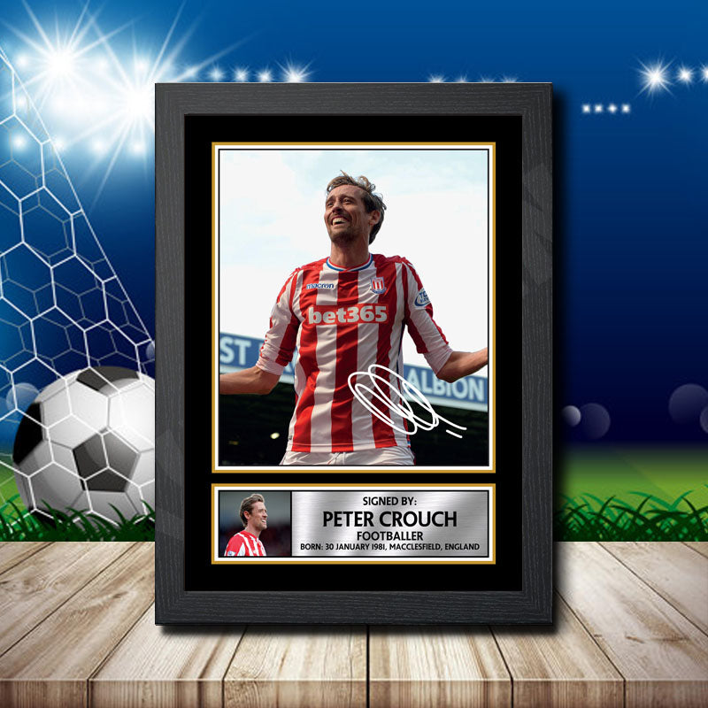 Peter Crouch 1 Printed Signature Footballers Star Poster Print Framed Wall Art Gift – Peter Crouch 1 Printed Signature Footballers Star Poster Print