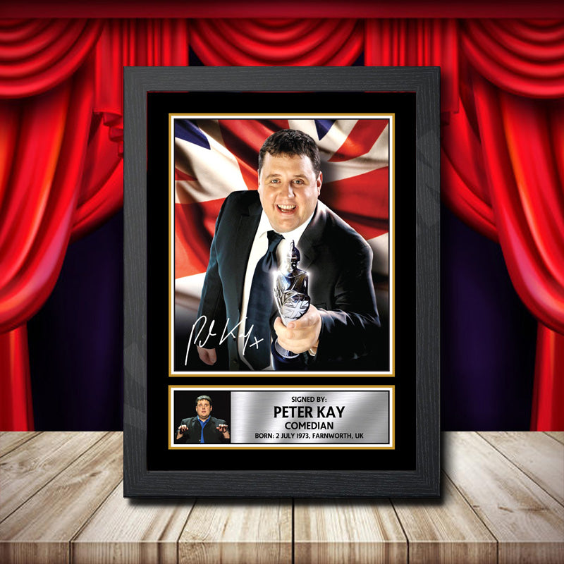 Peter Kay Printed Signature Comedy Star Poster Print Framed Wall Art Gift – Peter Kay Printed Signature Comedy Star Poster Print