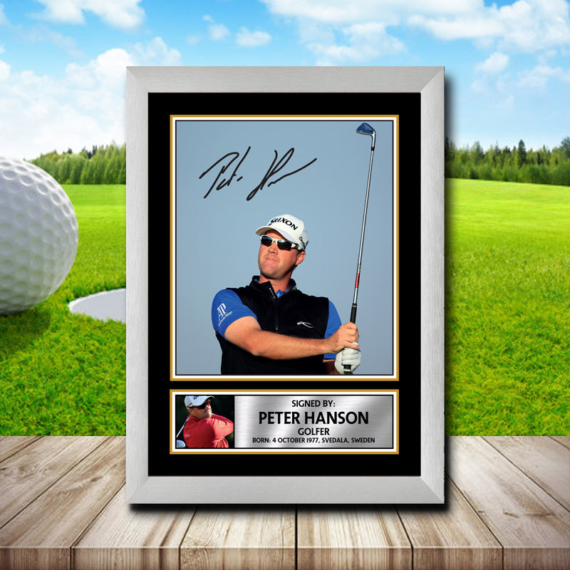 Peter Hanson 2 Printed Signature Golfer Star Poster Print Framed Wall Art Gift – Peter Hanson 2 Printed Signature Golfer Star Poster Print