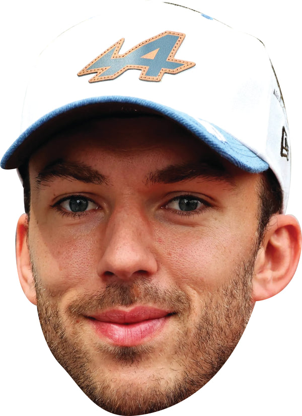Pierre Gasly Cap Face Mask – F1 Motorsport Celebrity Card Face Mask – Celebrity Mask for Stag Do, Hen Night, Fancy Dress & Costume Parties