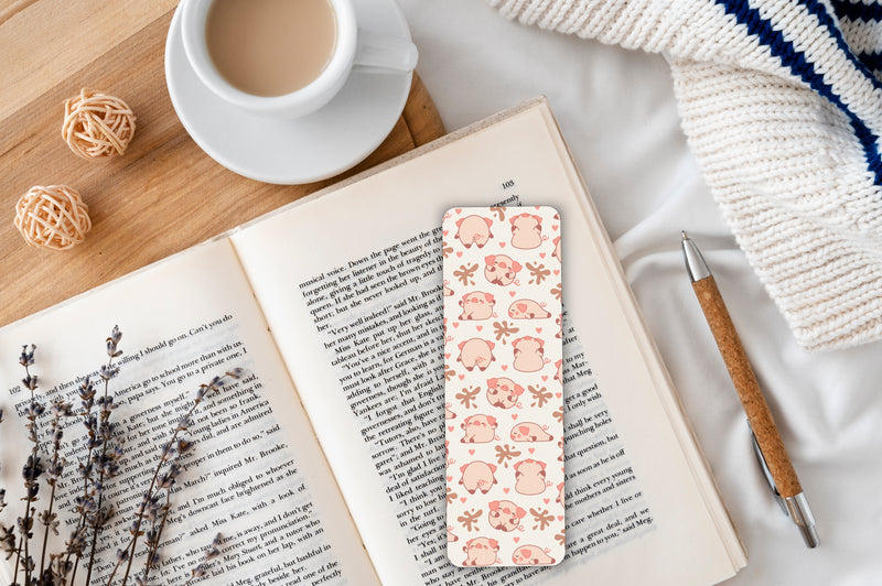 Cows & Pigs Bookmark Set – Cute Farm Animal Bookmarks for Kids & Adults – Farm Theme Stationery Gift