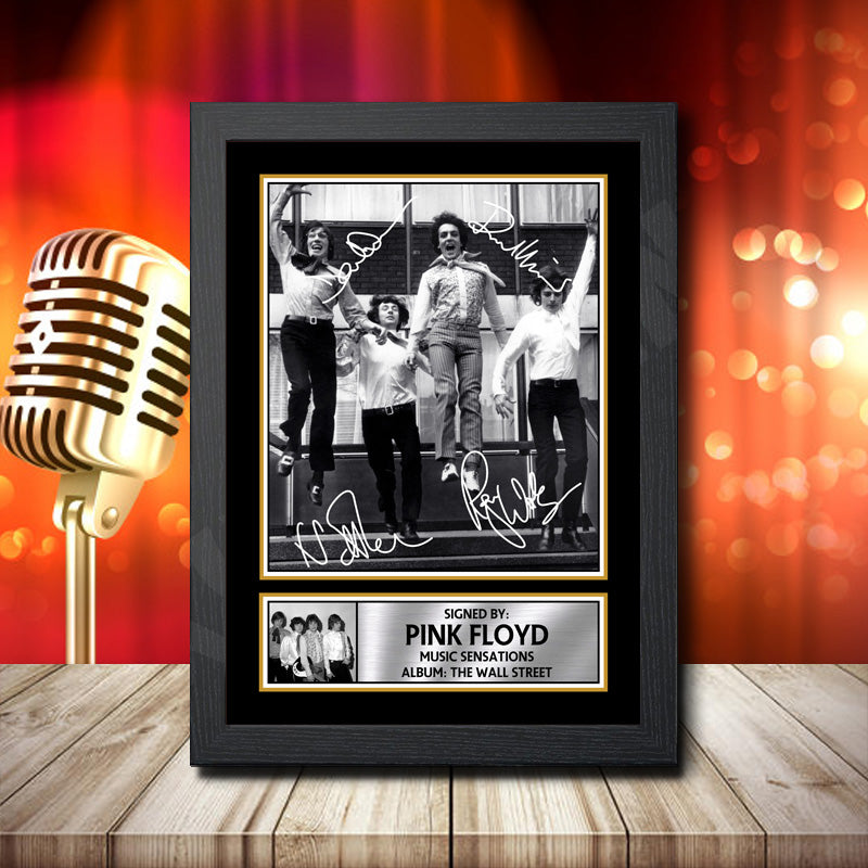 Pink Floyd The Wall Street 4 Printed Signature Rock-Bands Star Poster Print Framed Wall Art Gift – Pink Floyd The Wall Street 4 Printed Signature Rock-Bands Star Poster Print
