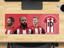 Personalised Brentford Extra Large Mouse Mat (800mm x 300mm) - PINNOCK, MEE, MBUEMO