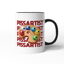 Rude Swear Word Printed Mug Design - P*SSARTIST (3 Colours)