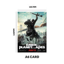Planet Of The Apes Movies and Film Poster Print Packs - 6 POSTERS (A6, A5, A4, A3)