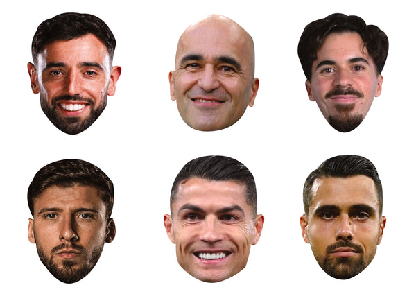 Portugal Football Stars Face Mask Multipack