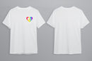 Pride LGBTQ+ T-Shirt Unisex - Pride Month - Pride March - LGBTQ+ Clothing-Rainbow Tee-Gay Pride T-Shirt- Black White Tee