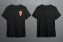 Pride Lolly LGBTQ+ T-Shirt Unisex - Pride Month - Pride March - LGBTQ+ Clothing-Rainbow Tee-Gay Pride T-Shirt- Black White Tee