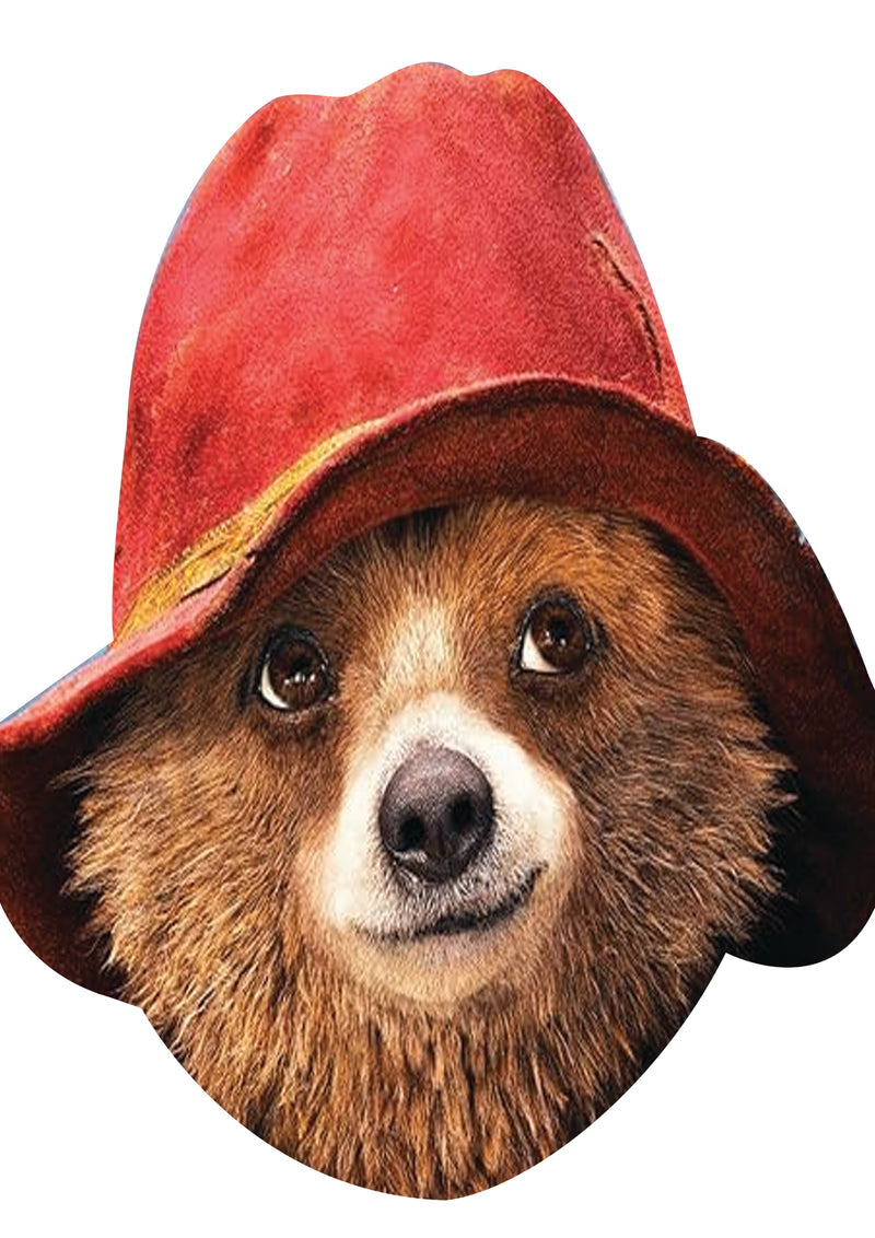 Paddington Bear Celebrity Face Mask Fancy Dress Cardboard Costume Mask