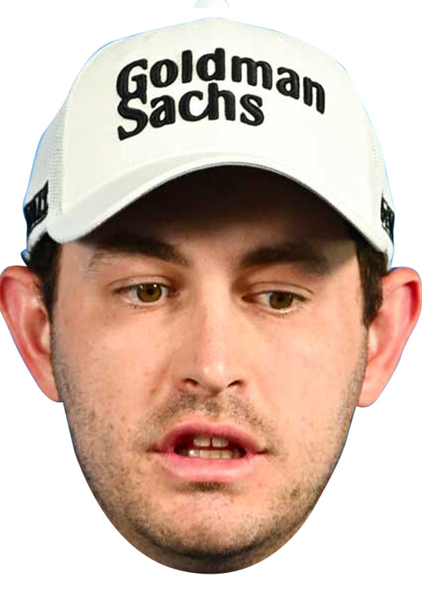 Patrick Cantlay Face Mask – Fancy Dress Cardboard Costume Mask – Patrick Cantlay Face Mask