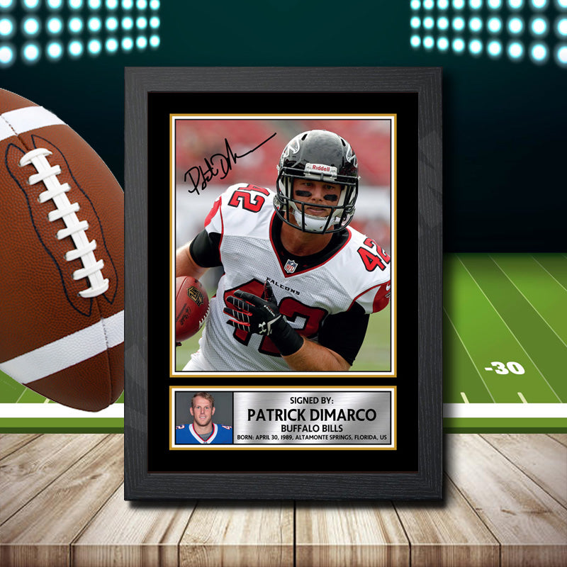 Patrick Dimarco 2 – Printed Signature NFL Star Print – Patrick Dimarco 2
