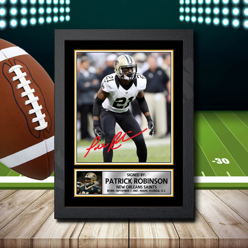 Patrick Robinson – Printed Signature NFL Star Print – Patrick Robinson