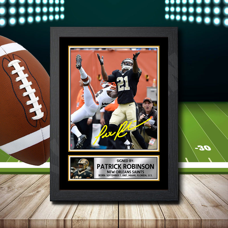Patrick Robinson 2 – Printed Signature NFL Star Print – Patrick Robinson 2