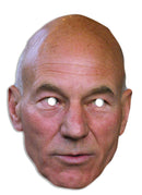 Patrick Stewart LF Celebrity Face Mask Fancy Dress Cardboard Costume Mask