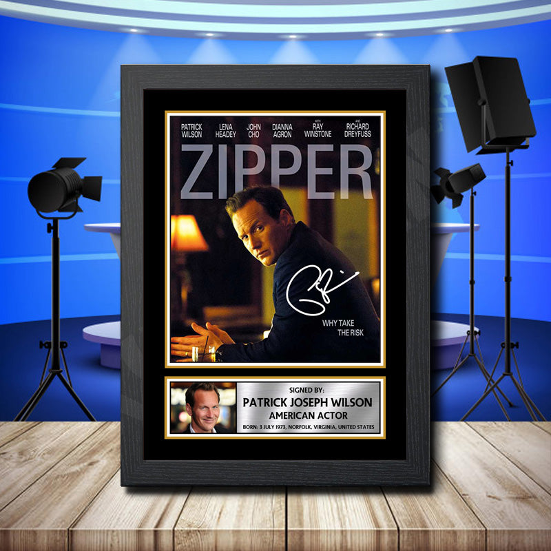 Patrick Wilson 2 Printed Signature Television Star Poster Print Framed Wall Art Gift – Patrick Wilson 2 Printed Signature Television Star Poster Print