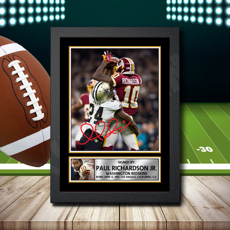 Paul Richardson – Printed Signature NFL Star Print – Paul Richardson