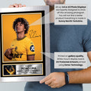 Pedro Lima Signed Autographed Poster Print – Wolverhampton Wanderers F.C. Memorabilia – Gift for Fans & Collectors