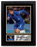 Pedro Neto Signed Autograph Poster Print – Chelsea F.C. – Portugal Football Memorabilia – Gift for Fans & Collectors
