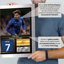 Pedro Neto Printed Signed Poster – Wolves & Portugal Midfielder Tribute Wall Art with Jersey & Bio Plaque – Premier League Football Memorabilia for Fans & Collectors