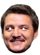 Pedro Pascal - Din Djarin - The Mandalorian Celebrity Face Mask Fancy Dress Cardboard Costume Mask