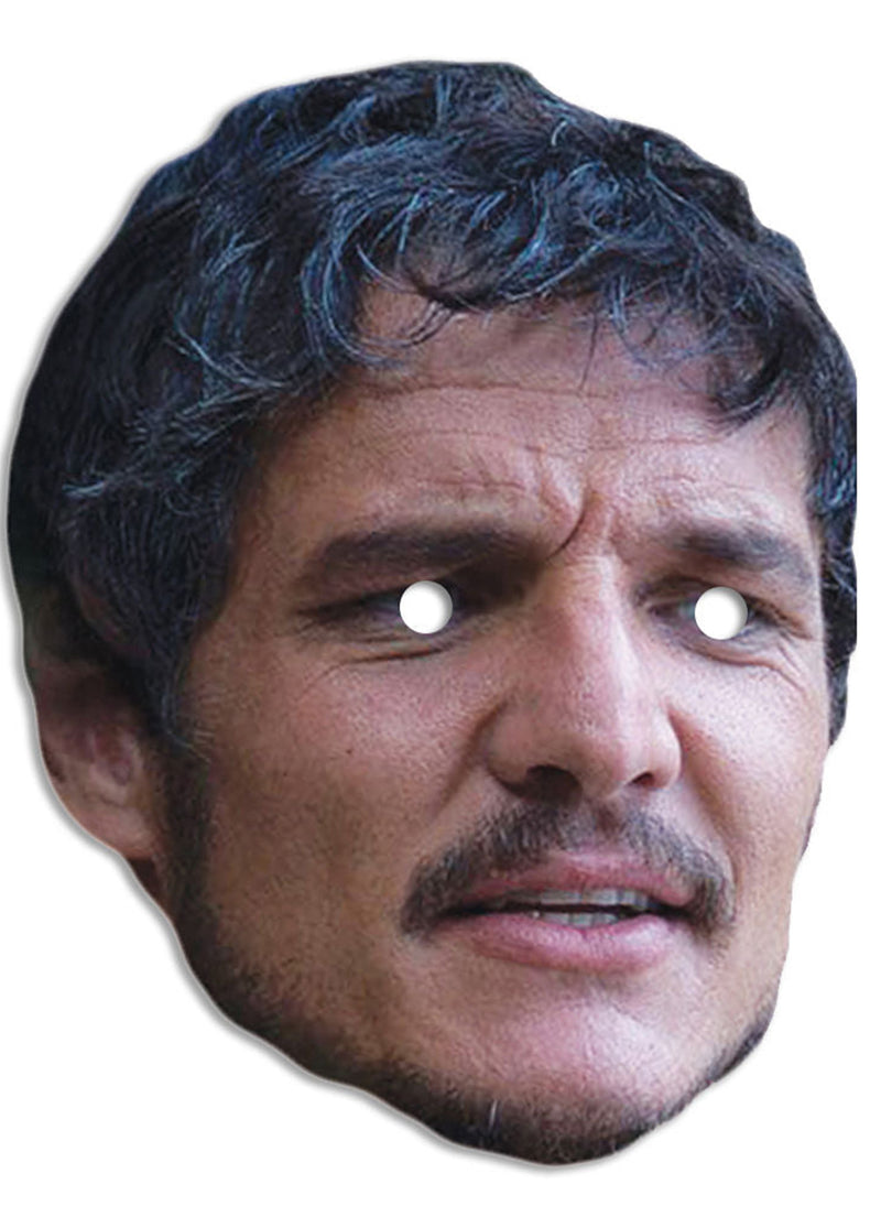 Pedro Pascal Celebrity Face Mask Fancy Dress Cardboard Costume Mask