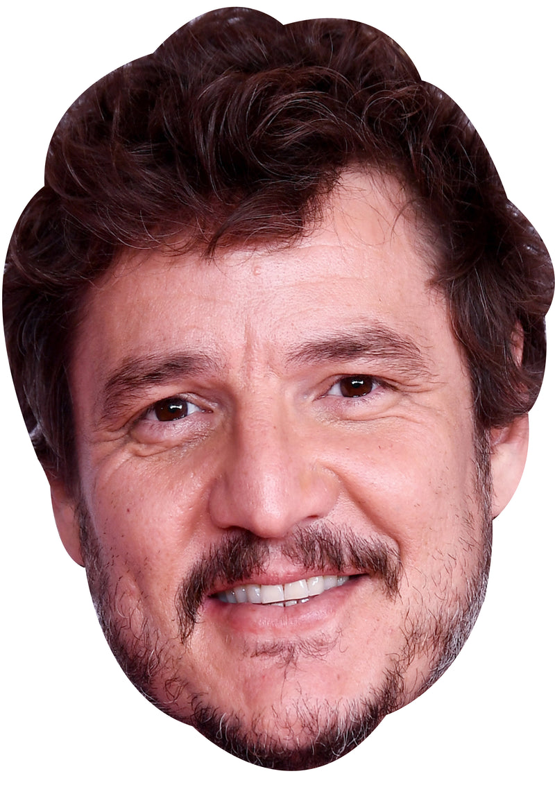 Pedro Pascal Narcos Celebrity Face Mask Fancy Dress Cardboard Costume Mask