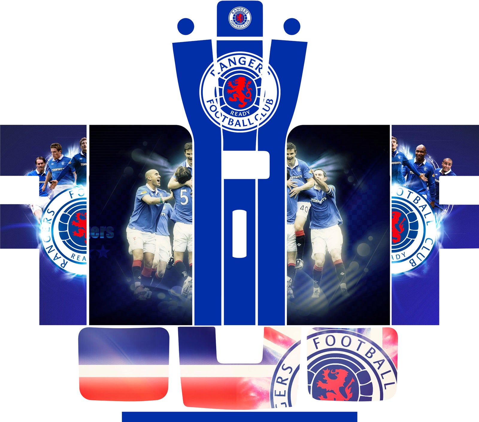Perfect Draft Wraps Rangers Perfect Draft Maxi Skin - Glasgow Rangers - Sticker