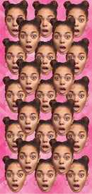 Personalised Custom Face Female Beach Towel