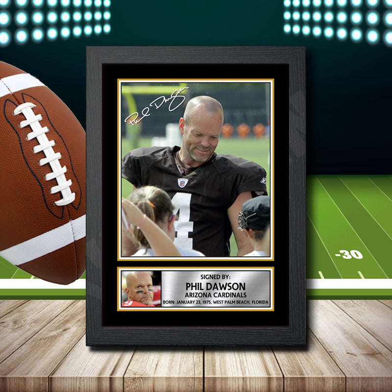 Phil Dawson 2 – Printed Signature NFL Star Print – Phil Dawson 2