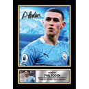 Phil Foden Signed Autographed Portrait Poster Print – Manchester City & England Football Memorabilia Wall Art for Fans & Collectors