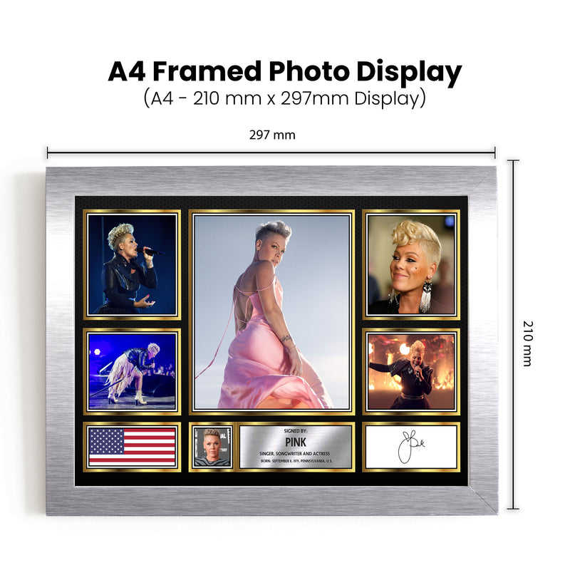 Pink Singers Framed Autographed Print - Limited Edition Autograph Fan Gift – Collectible Memorabilia Merchandise