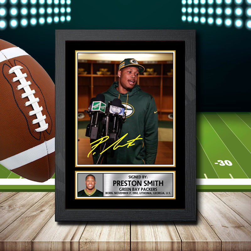 Preston Smith – Printed Signature NFL Star Print – Preston Smith