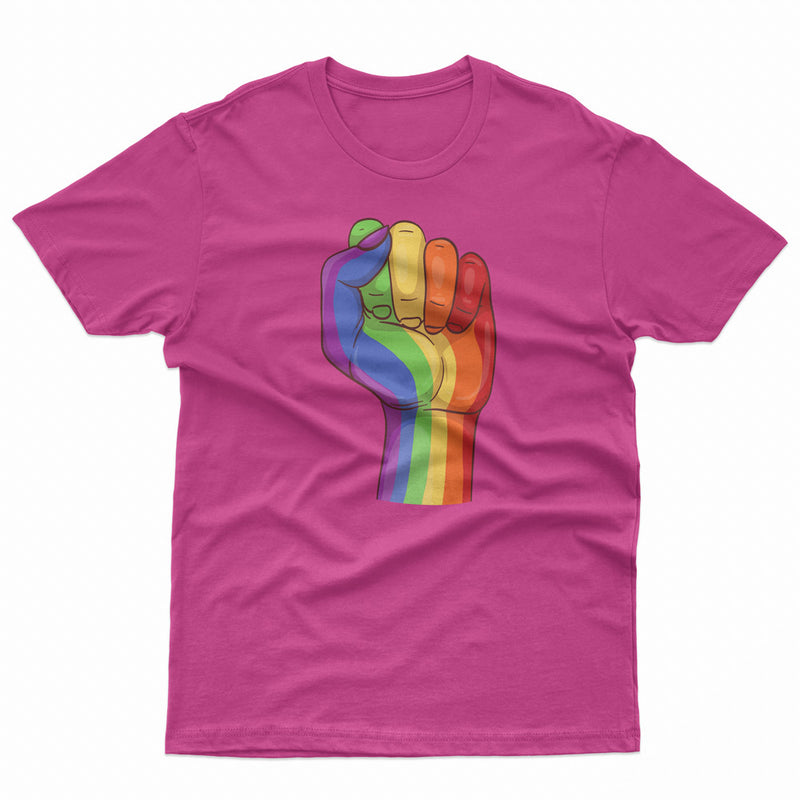 Pride Fist LGBT Gay Lesbian Tee