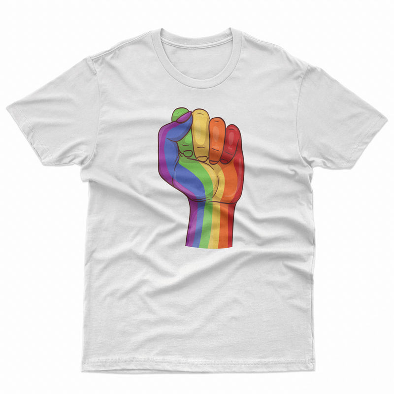 Pride Fist LGBT Gay Lesbian Tee
