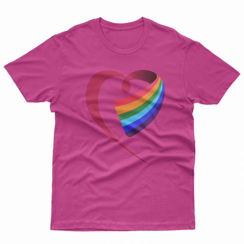 Pride Heart LGBT Gay Lesbian Tee