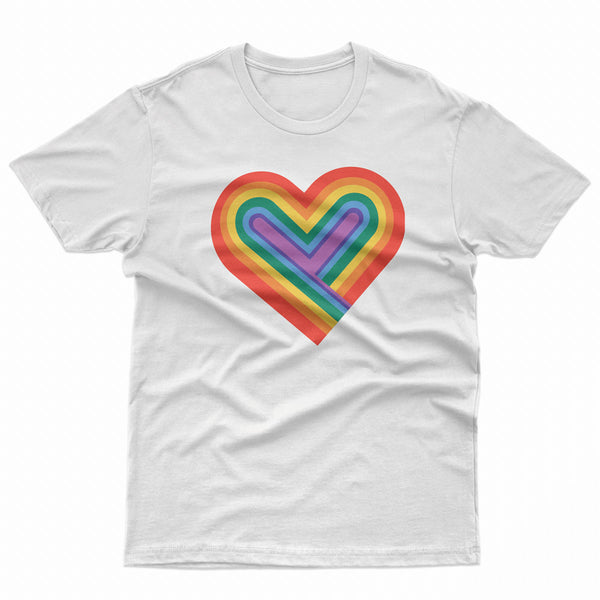 Pride Heart LGBT Gay Lesbian Tee