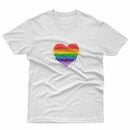 Pride Heart LGBT Gay Lesbian Tee
