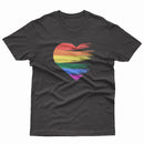 Pride Heart LGBT Gay Lesbian Tee