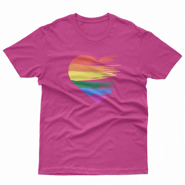 Pride Heart LGBT Gay Lesbian Tee