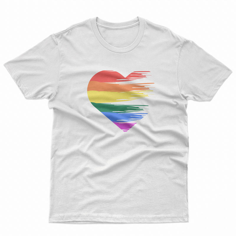 Pride Heart LGBT Gay Lesbian Tee