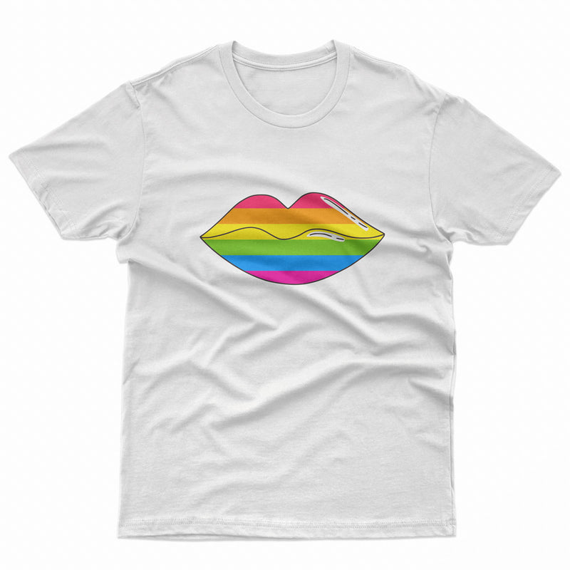 Pride Lips LGBT Gay Lesbian Tee